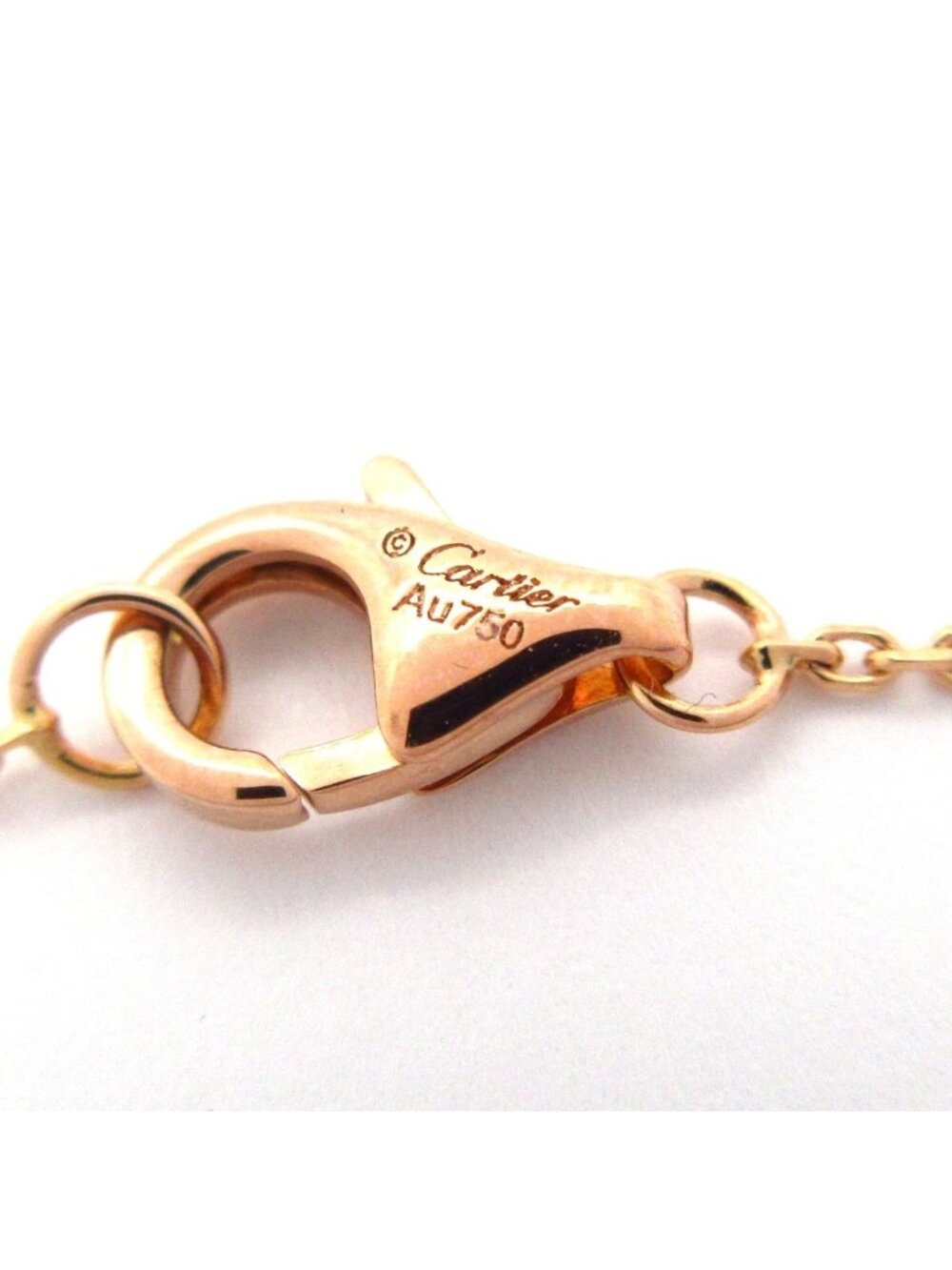 Cartier Necklace Amulette de Cartier 18K Pink Gold Diamond - Picture 5 of 7